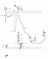 OIL HOSE for Suzuki DR-Z 400 2005