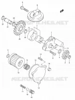 OIL PUMP for Suzuki DR-Z 400 2005