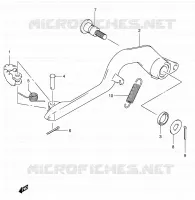REAR BRAKE for Suzuki DR-Z 400 2005