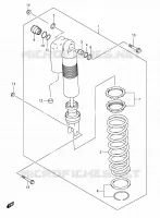 REAR DAMPER for Suzuki DR-Z 400 2005