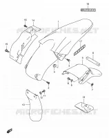 REAR FEDNER for Suzuki DR-Z 400 2005