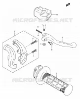 RIGHT LEVER for Suzuki DR-Z 400 2005