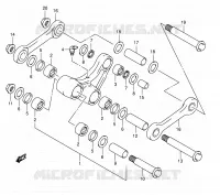 SHOCK ABSORBER LINKAGE for Suzuki DR-Z 400 2005