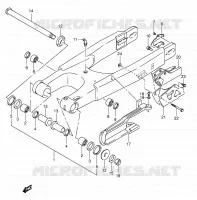 SWINGARM for Suzuki DR-Z 400 2005
