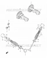 CAMSHAFT   VALVES for Suzuki DR-Z 400 2006