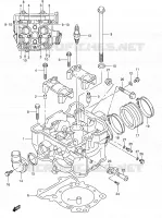 CYLINDER HEAD for Suzuki DR-Z 400 2006