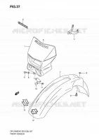 FRONT FENDER for Suzuki DR-Z 400 2006