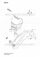 FRONT FENDER for Suzuki DR-Z 400 2006