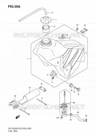 FUEL TANK (MODELE K6) for Suzuki DR-Z 400 2006