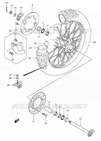 REAR WHEEL for Suzuki DR-Z 400 2006