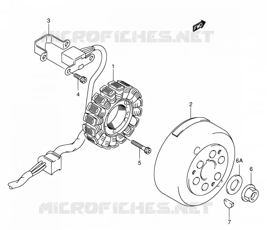 MAGNE TO (DR-Z400Y/K1/K2/K3/K4) Suzuki MOTO 400 DR-Z 2000  DR-Z400EY(E24)