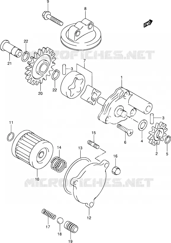 OIL HOSE Suzuki MOTO 400 DR-Z 2002  DR-Z400S K2 (E03,E28,E33)