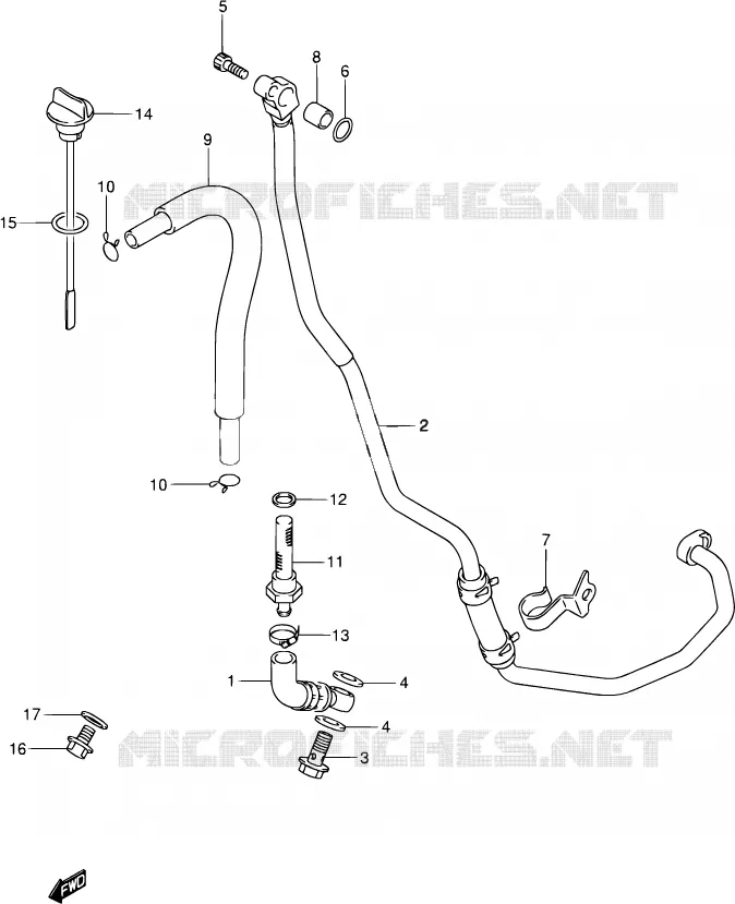 WATER PUMP Suzuki MOTO 400 DR-Z 2002  DR-Z400S K2 (E03,E28,E33)