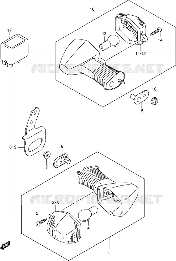 WIRING HARNESS Suzuki MOTO 400 DR-Z 2003  DR-Z400S K3 (E03,E28,E33)