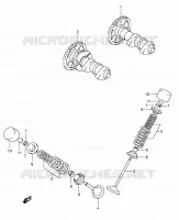 CAMSHAFT   VALVES for Suzuki DR-Z 400 2006