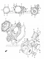 CRACKCASE COVER for Suzuki DR-Z 400 2006