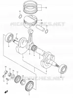 CRANKSHAFT for Suzuki DR-Z 400 2006