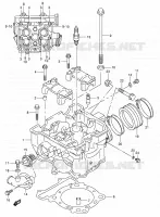 CYLINDER HEAD for Suzuki DR-Z 400 2006
