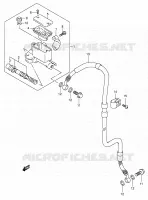 FR. MASTER CYLINDER for Suzuki DR-Z 400 2006