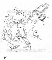 FRAME for Suzuki DR-Z 400 2006