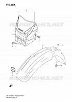 FRONT FENDER (MODEL K9) for Suzuki DR-Z 400 2006