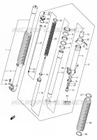 FRONT FORK for Suzuki DR-Z 400 2006