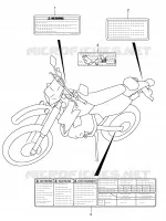 LABEL for Suzuki DR-Z 400 2006