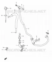 OIL HOSE for Suzuki DR-Z 400 2006