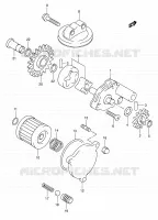 OIL PUMP for Suzuki DR-Z 400 2006