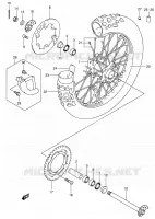 REAR WHEEL for Suzuki DR-Z 400 2006