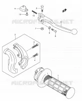 RIGHT LEVER for Suzuki DR-Z 400 2006