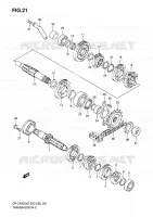 TRANSMISSION for Suzuki DR-Z 400 2006