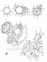CRACKCASE COVER for Suzuki DR-Z 400 2009