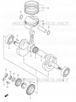 CRANKSHAFT for Suzuki DR-Z 400 2009
