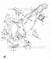 FRAME for Suzuki DR-Z 400 2009