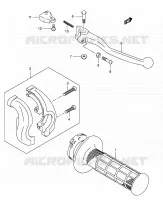 RIGHT LEVER for Suzuki DR-Z 400 2009