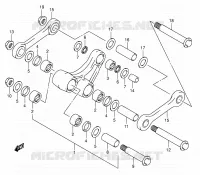 SHOCK ABSORBER LINKAGE for Suzuki DR-Z 400 2009