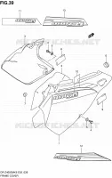 FAIRING  (MODELE K5/K6) for Suzuki DR-Z 400 2005