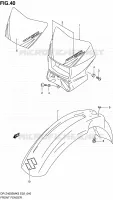 FR. FENDER (MODELE K5) for Suzuki DR-Z 400 2005