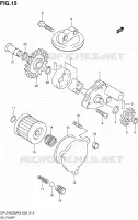 OIL PUMP for Suzuki DR-Z 400 2005