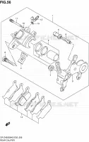 REAR CALIPER for Suzuki DR-Z 400 2005
