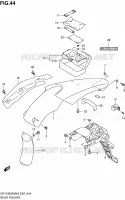 REAR FEDNER (MODELE K5/K6) for Suzuki DR-Z 400 2005