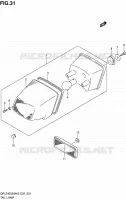 REAR LAMP for Suzuki DR-Z 400 2005