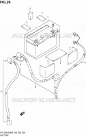 BATTERY for Suzuki DR-Z 400 2006