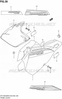 FAIRING  (MODELE K5/K6) for Suzuki DR-Z 400 2006