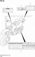 LABEL for Suzuki DR-Z 400 2006