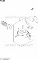 LEFT LEVER   HANDGRIP for Suzuki DR-Z 400 2006