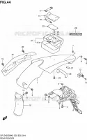 REAR FEDNER (MODELE K5/K6) for Suzuki DR-Z 400 2006