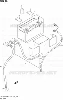 BATTERY for Suzuki DR-Z 400 2007