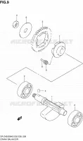 CRANK BALANCER for Suzuki DR-Z 400 2007